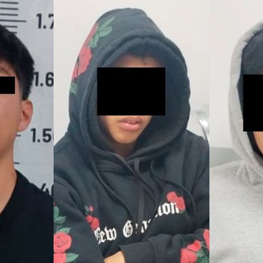 Tres Sujetos Detenidos Dos Menores Edad Asalto Transeúnte Cuautlancingo Puebla