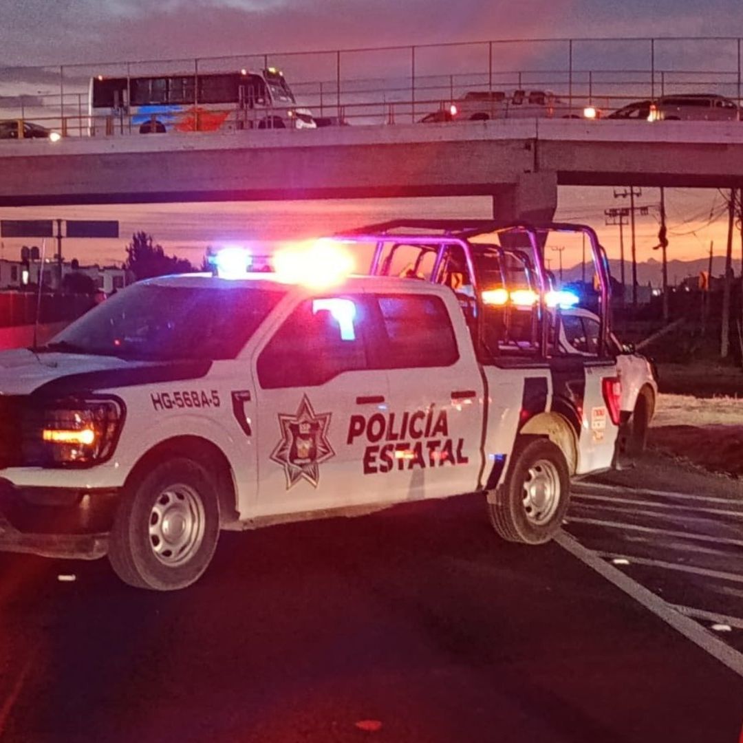 Reportan fuga de gas en la México-Pachuca.