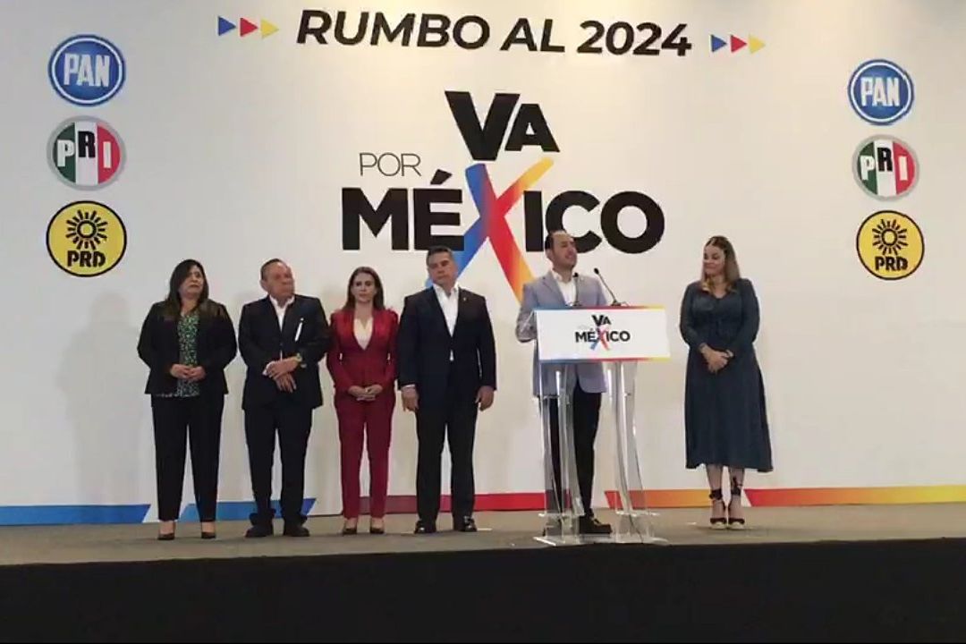 Coalición Va Por México definirá el 26 de junio método para designar candidatura presidencial