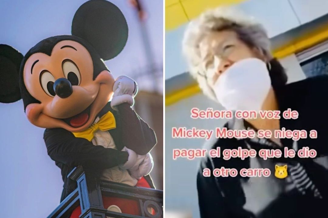 Mujer se hace viral por hablar como Mickey Mouse