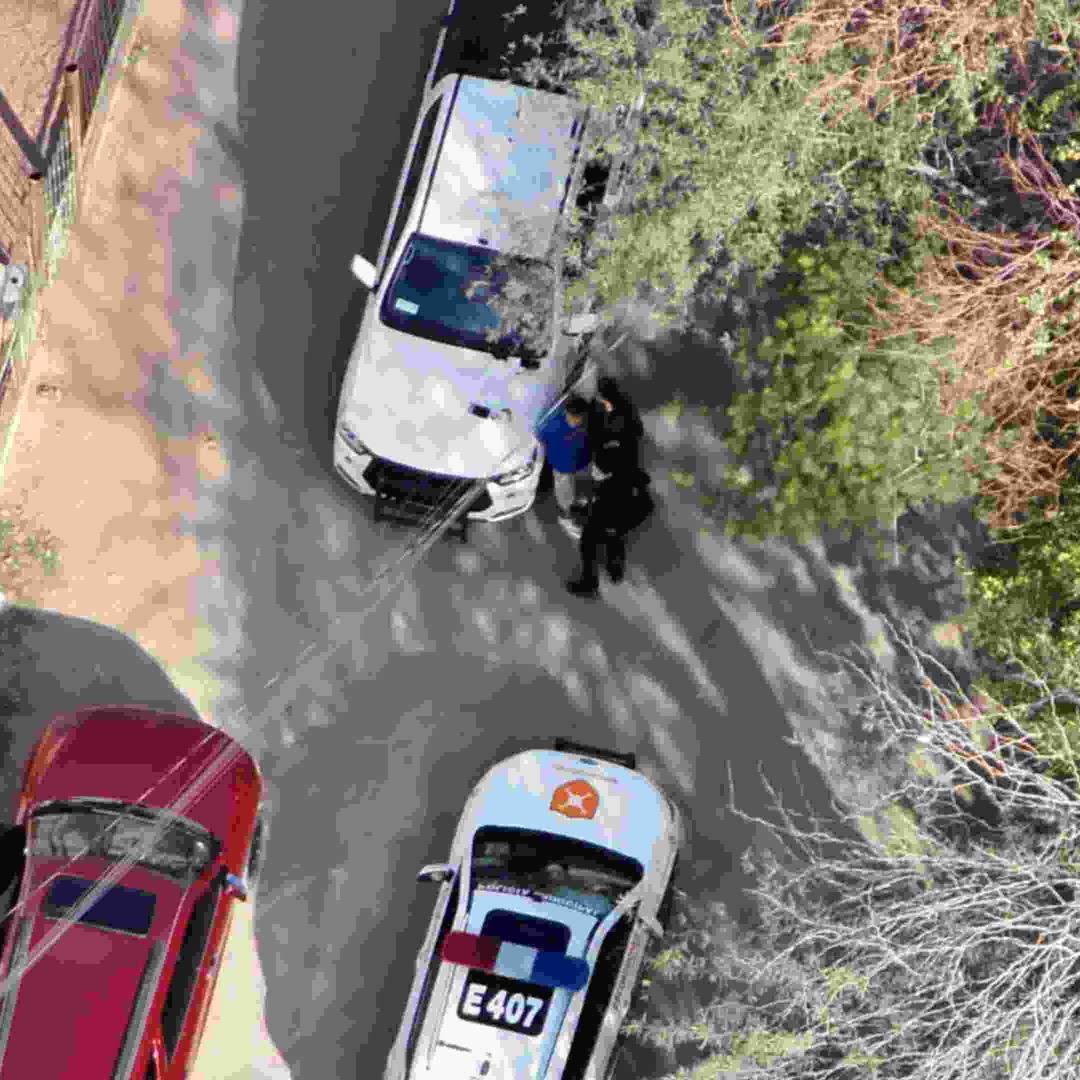 Localizan con Dron a Presunto Ladrón de Vehículos en la Colonia Sahuaro en Hermosillo, Sonora