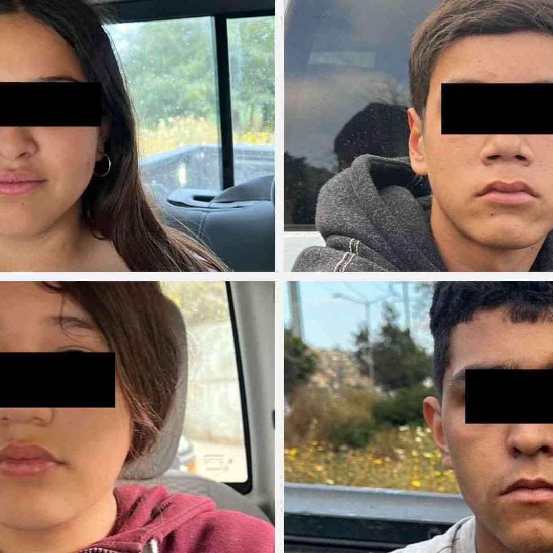 Un grupo de cuatro jóvenes de entre los 12 a 17 años de edad fueron detenidos en Tijuana