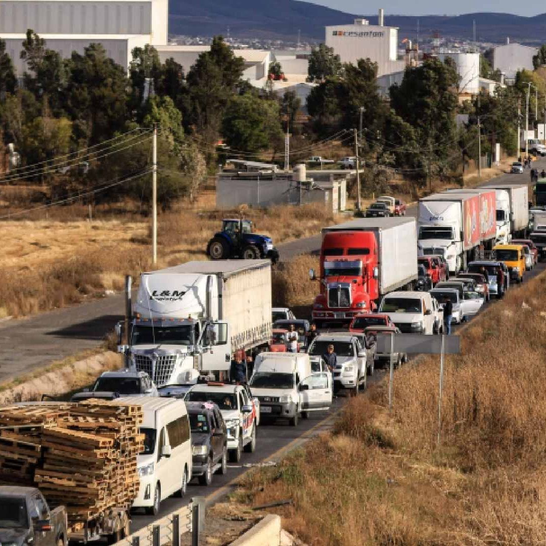 Bloqueos carreteros hoy sábado, 24 de enero 2026. Foto: Cuartoscuro
