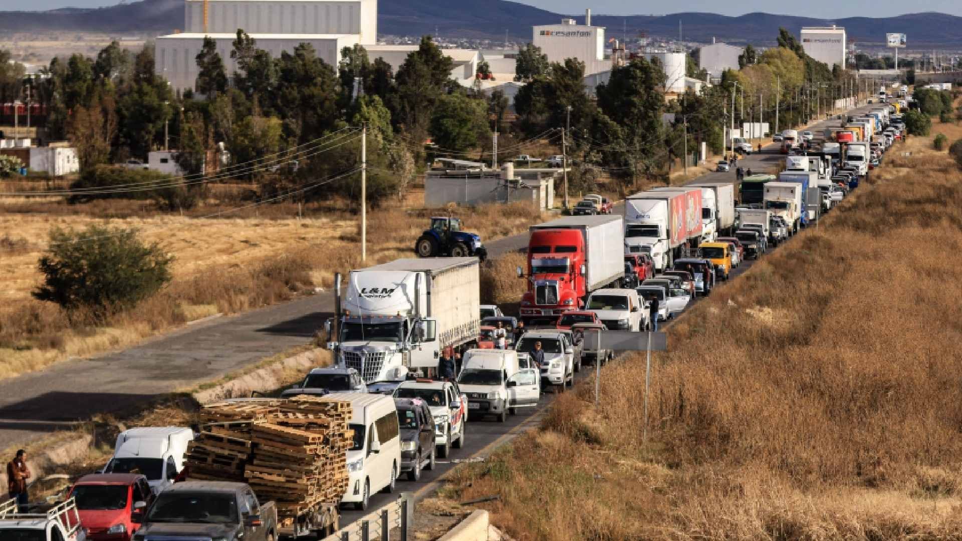 Bloqueos carreteros hoy sábado, 24 de enero 2026. Foto: Cuartoscuro