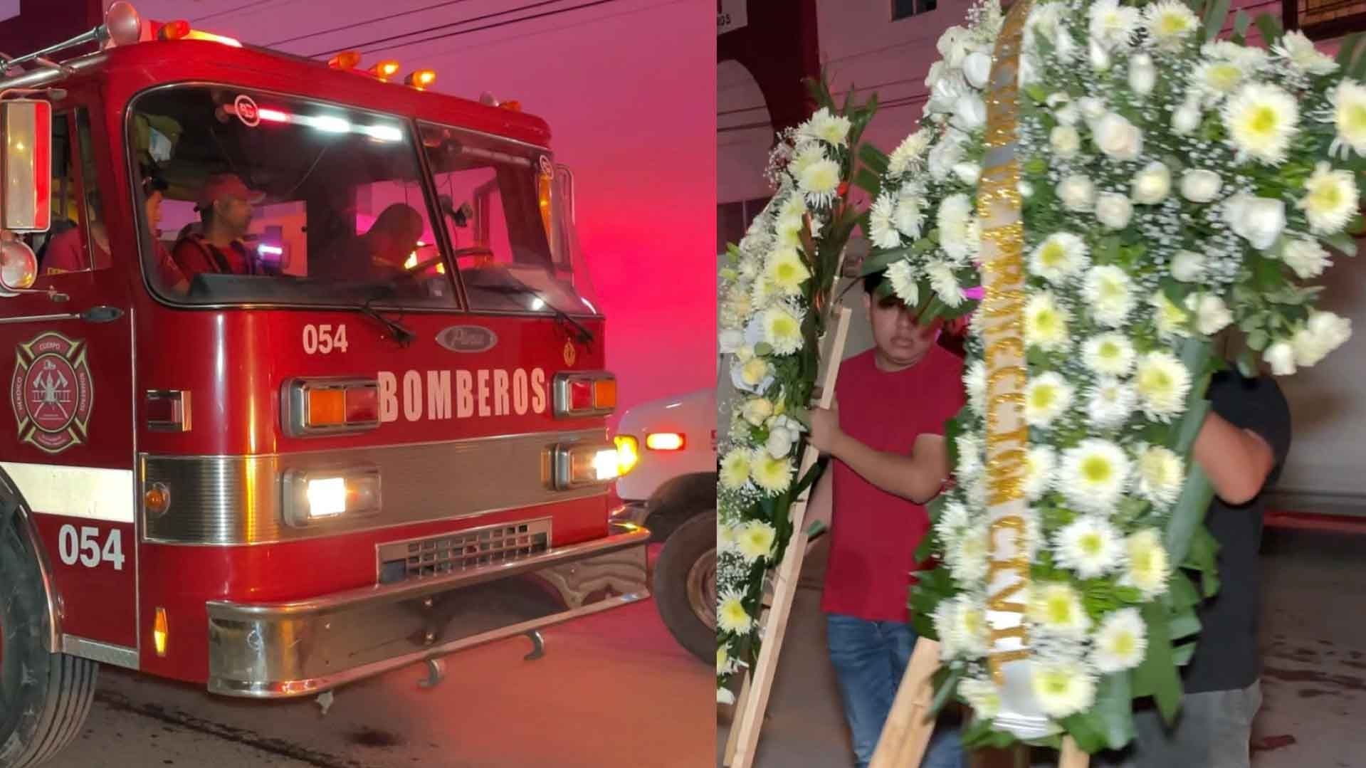 Familiares Despiden a los Tres Bomberos que Murieron Durante Incendio Maquiladora en Matamoros