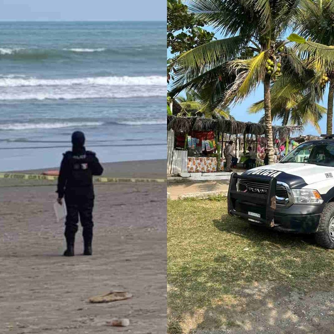 Tres Turistas del Edomex Mueren Ahogados en Playa Cangrejos de Cazones de Herrera al Norte de Veracruz