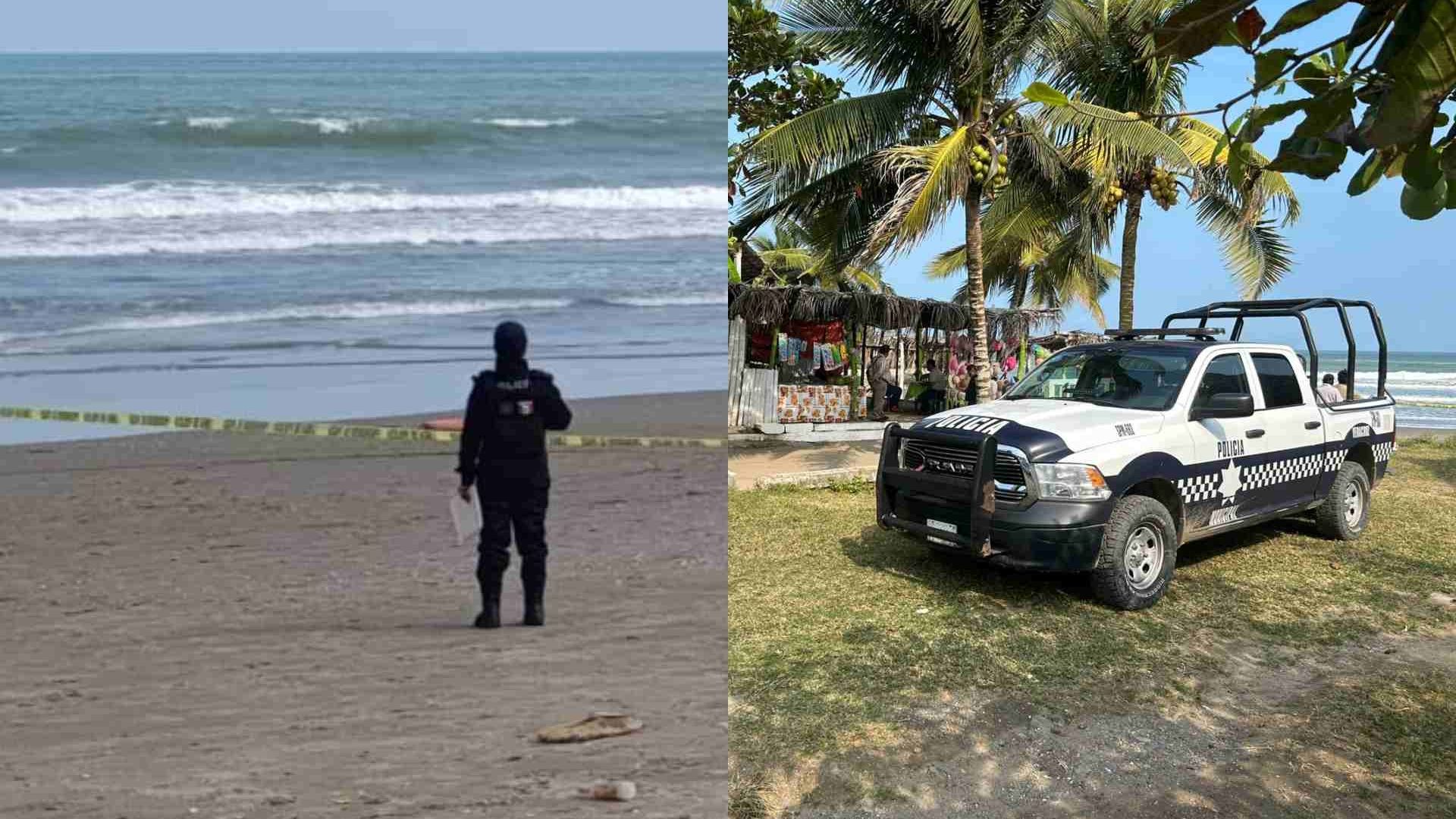 Tres Turistas del Edomex Mueren Ahogados en Playa Cangrejos de Cazones de Herrera al Norte de Veracruz