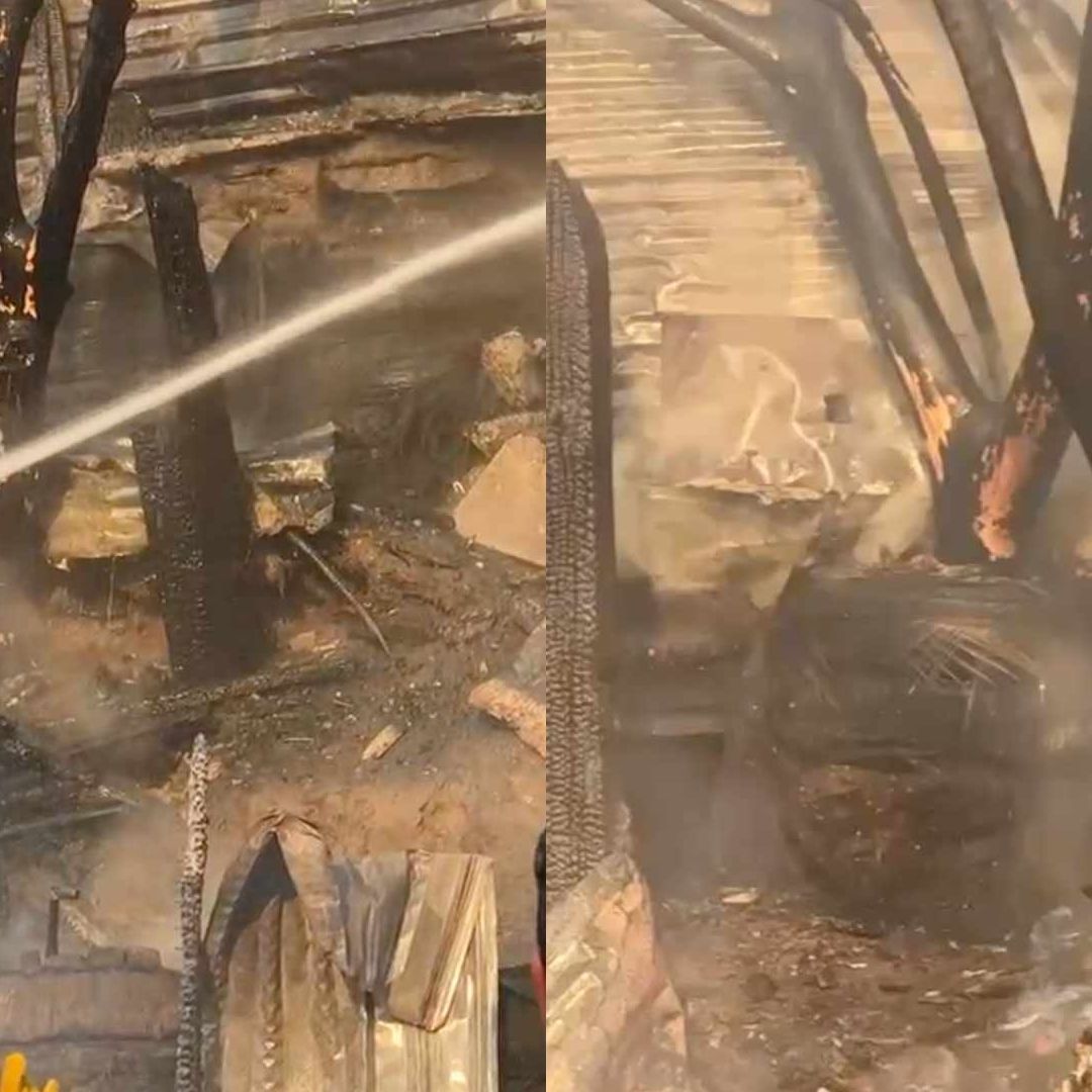 Incendio Consume Tres Viviendas Colonia Vicente Lombardo Zona Norte de la Ciudad de Veracruz