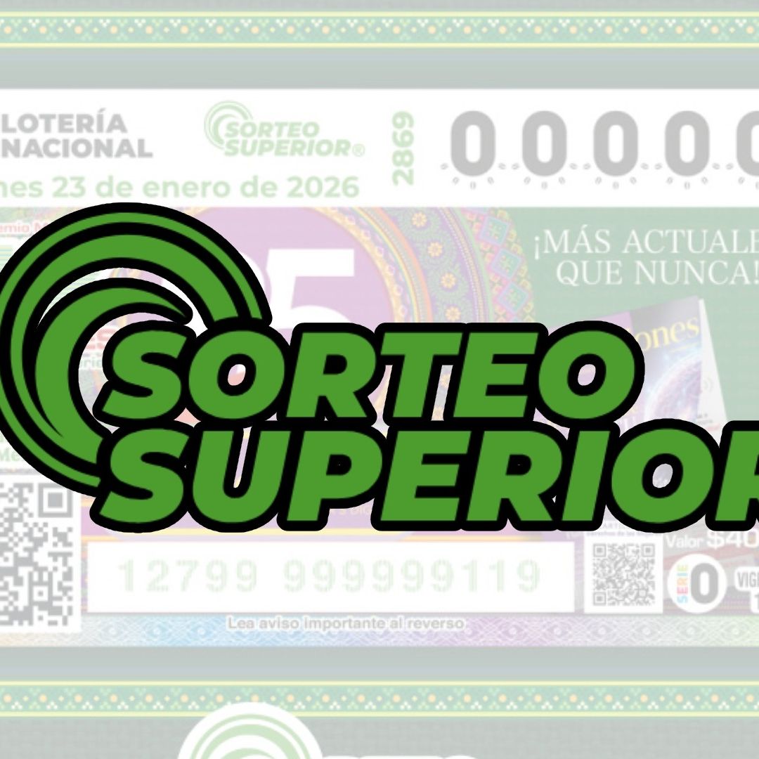 Resultados Lotería Nacional hoy 23 de enero 2026 número ganador premio mayor Sorteo Superior 2869