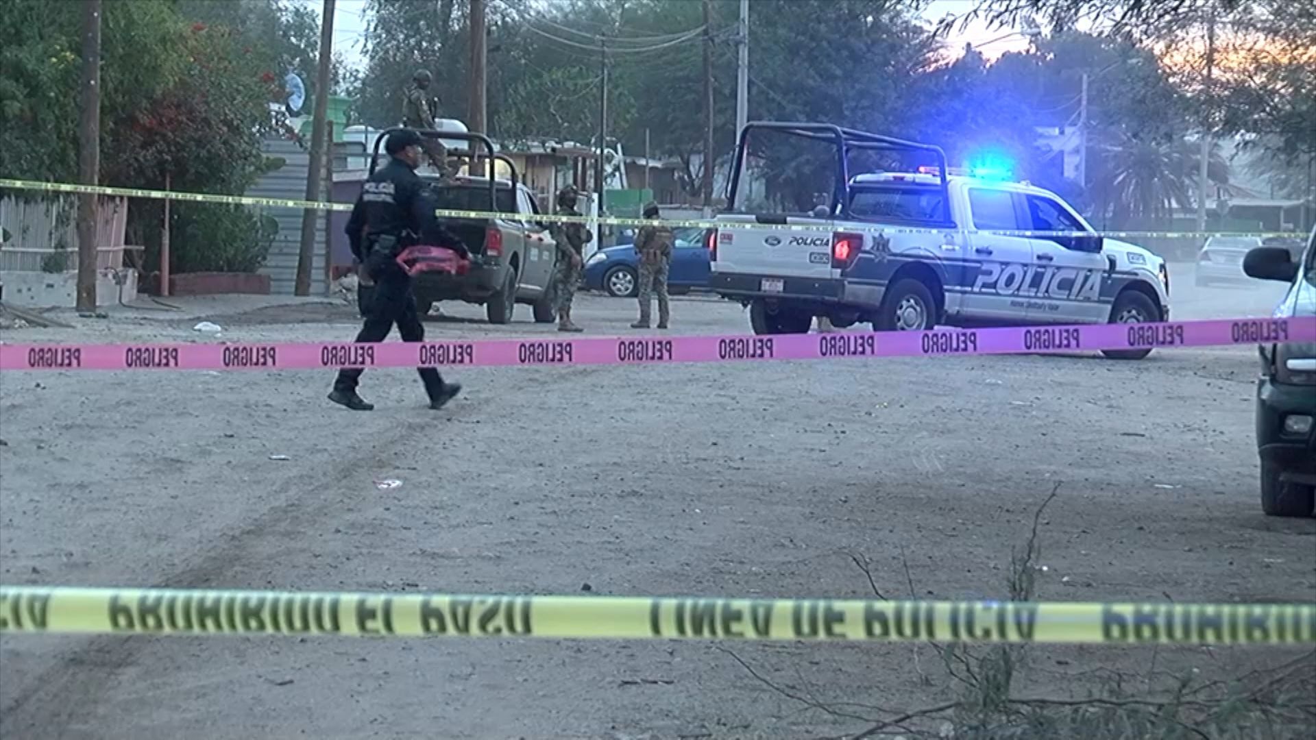 Ataque Armado deja Dos Hombres Lesionados en la Colonia Imperial Mexicali