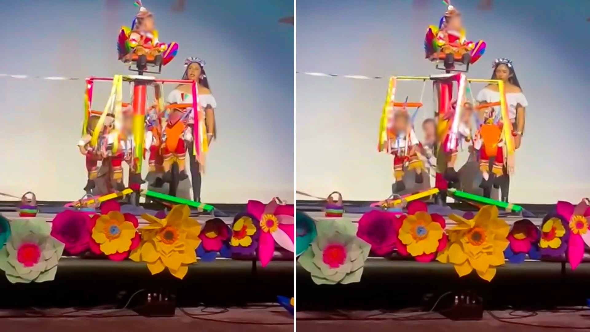 ¡Ternuras! Bebés Escenifican Tradición de Los Voladores de Papantla