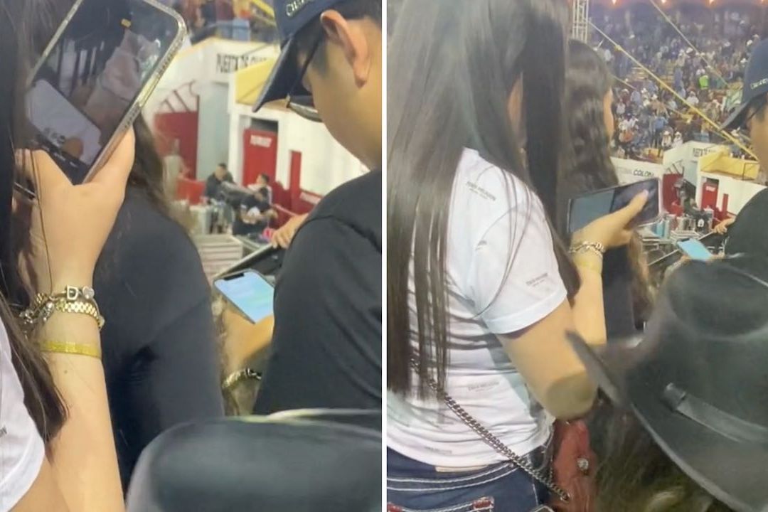 Le toma fotos al celular del novio de su amiga para saber si es infiel