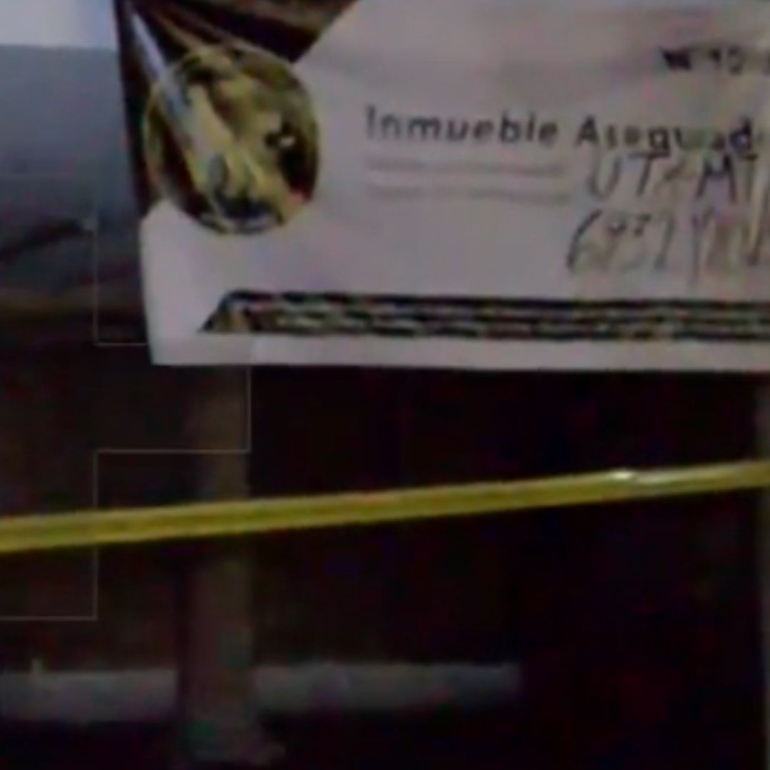 Inmueble asegurado por autoridades