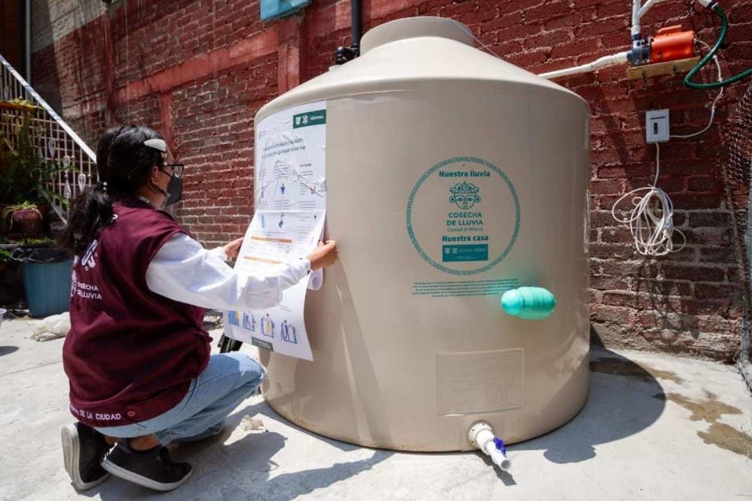 Iztapalapa Beneficiada por Captación de Agua de Lluvia