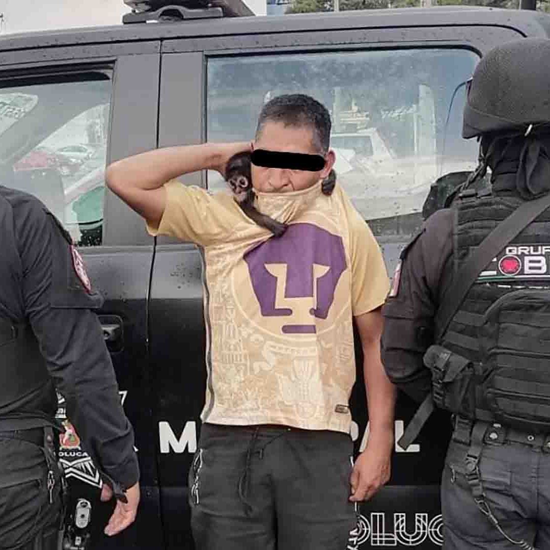 El sujeto fue remitido a la Fiscalía General de la República en el Estado de Mëxico.