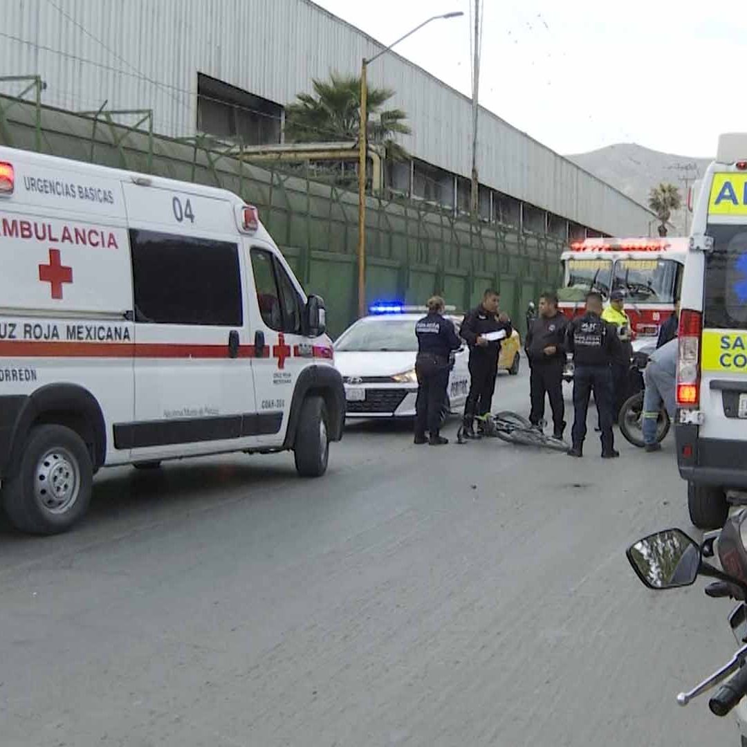Muere Ciclista de la Tercera Edad Después de Chocar Contra Motociclista en Torreón
