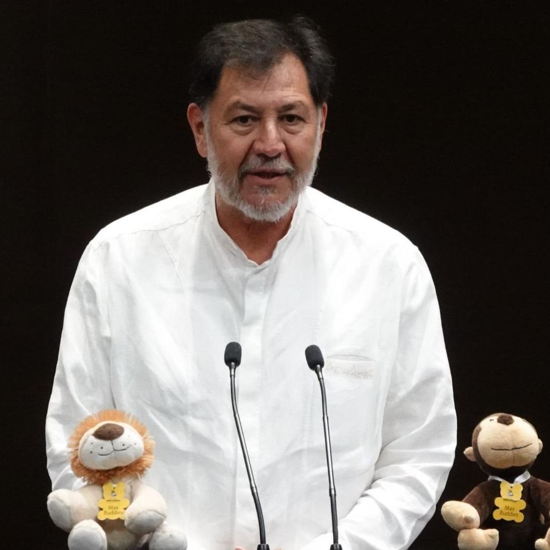 Gerardo Fernández Noroña durante una sesión de la Cámara de Diputados