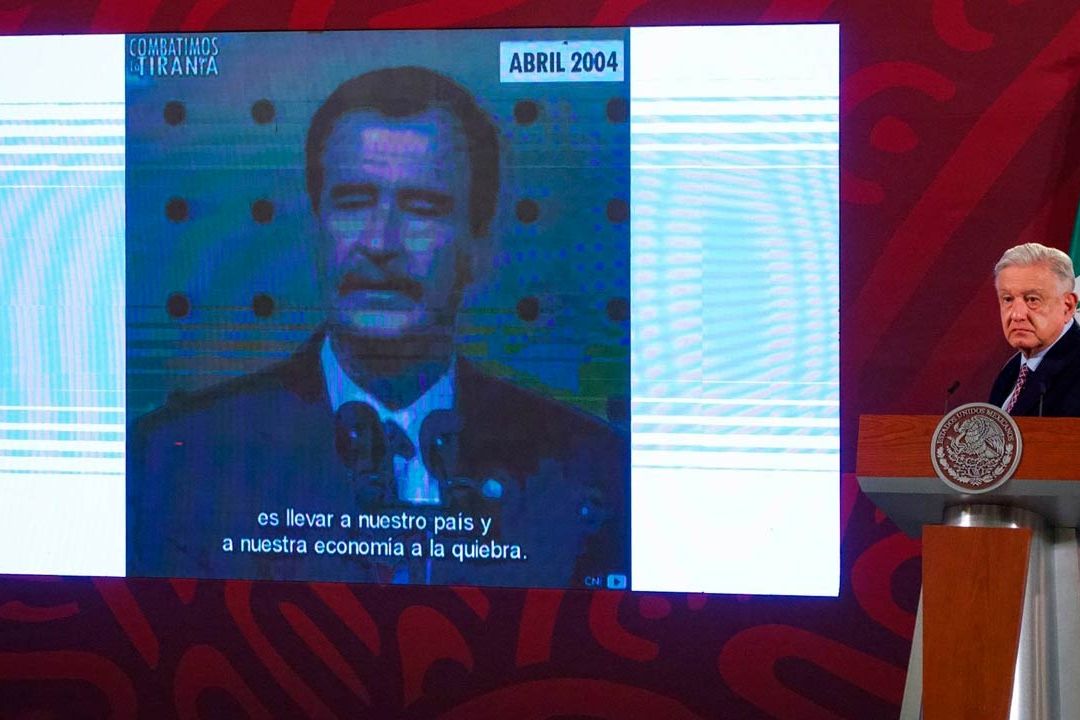 AMLO afirma que es mentira que en el sexenio de Fox iniciaran los programas para adultos mayores