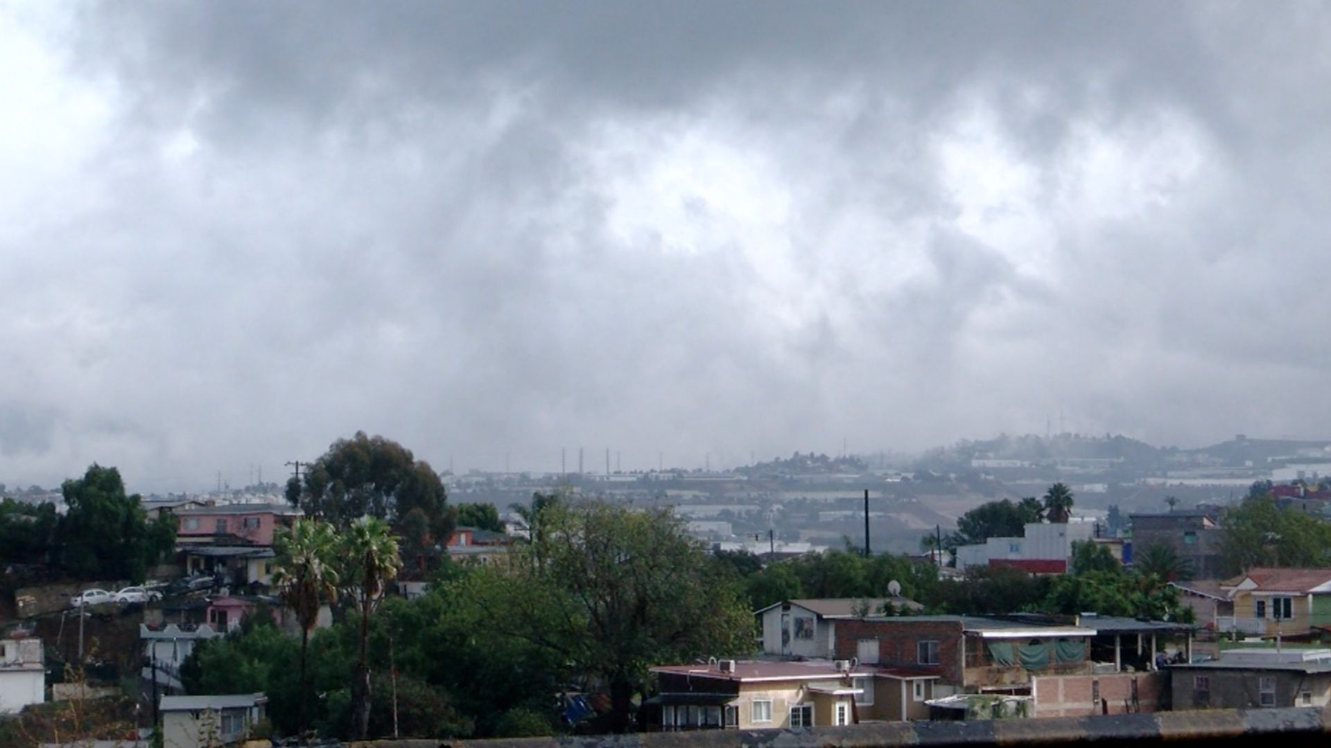 Día nublado en Tijuana, Baja California