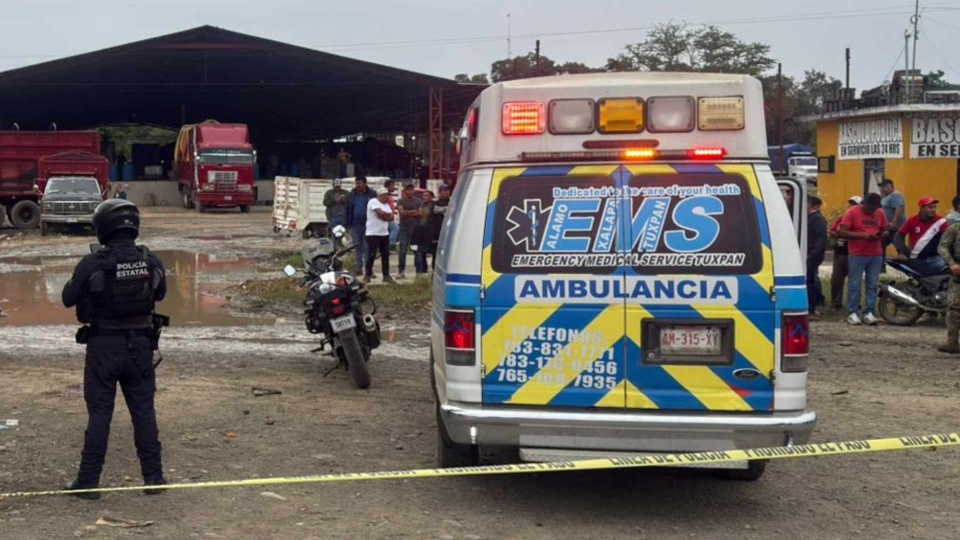 Ataque armado deja tres personas sin vida al norte de Veracruz.