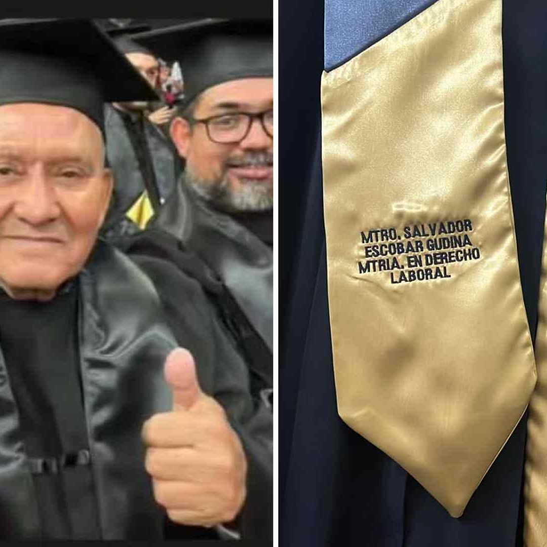 A sus 64 años termina su tercera maestría