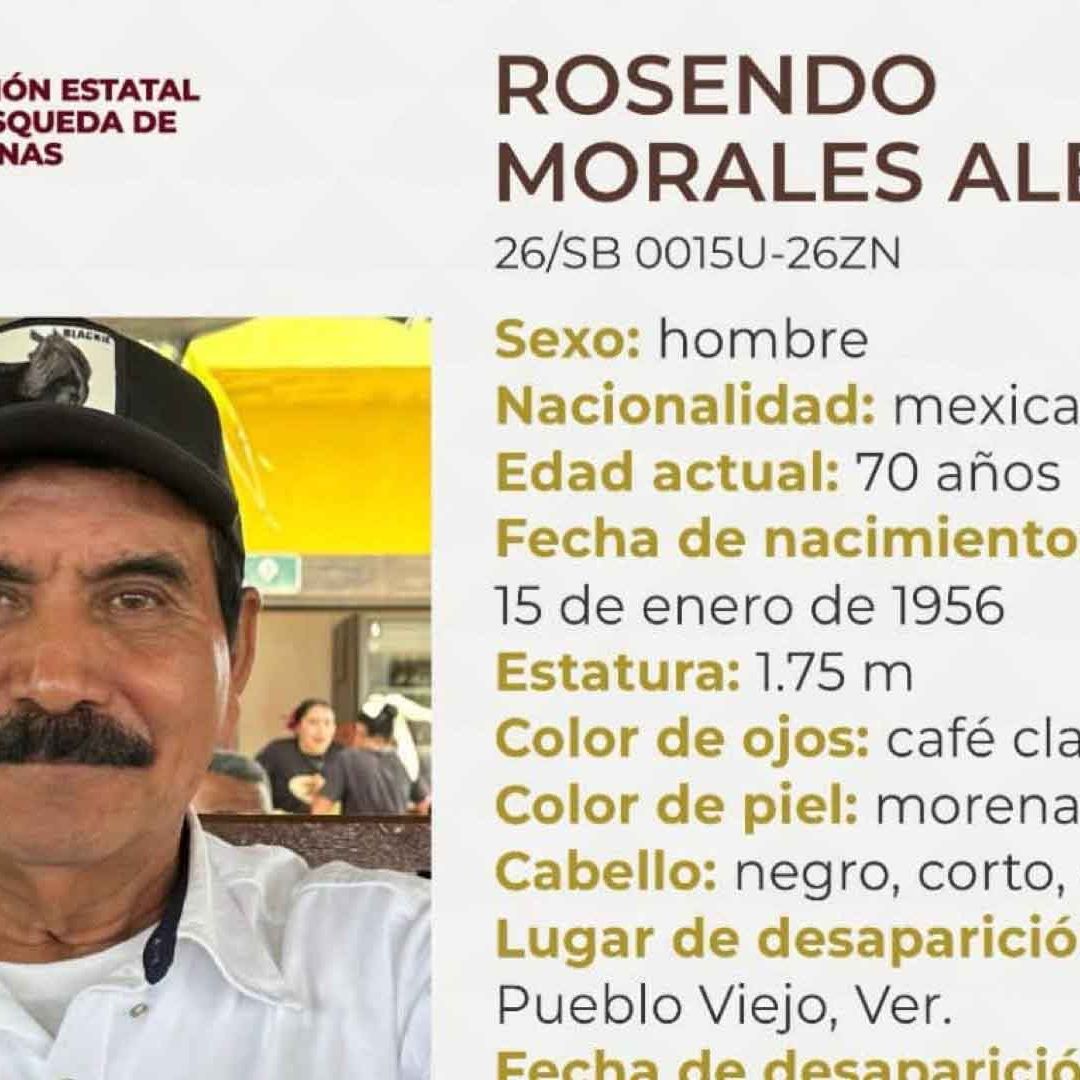 Desaparece Taxista en Pueblo Viejo, Veracruz; Autoridades Buscan a Rosendo Morales