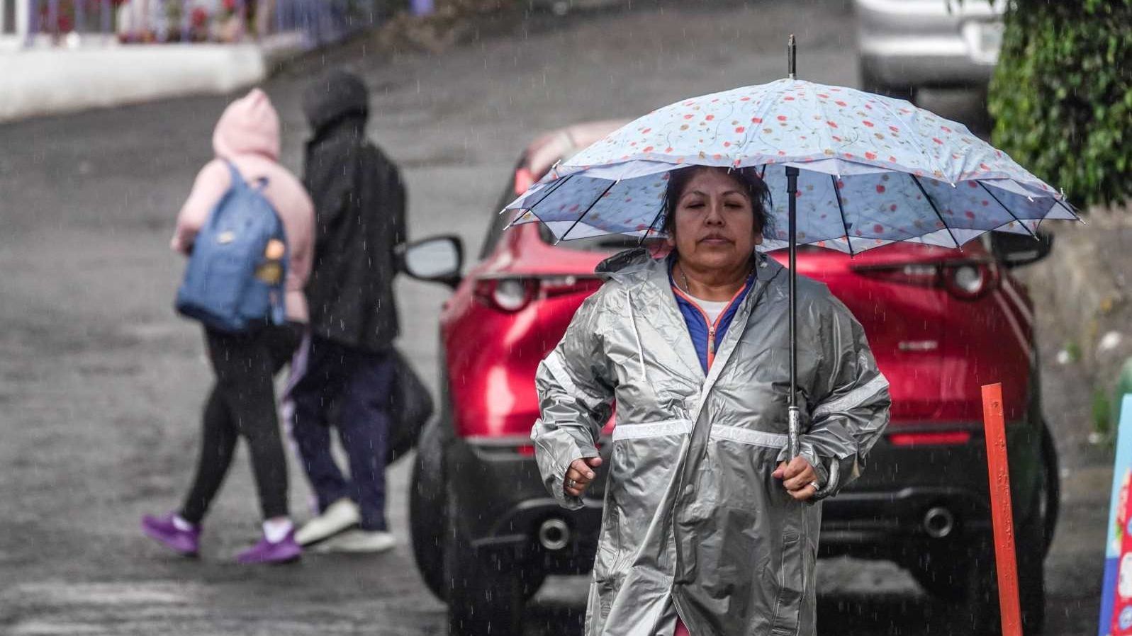 Lluvias en la CDMX. Foto: Cuartoscuro