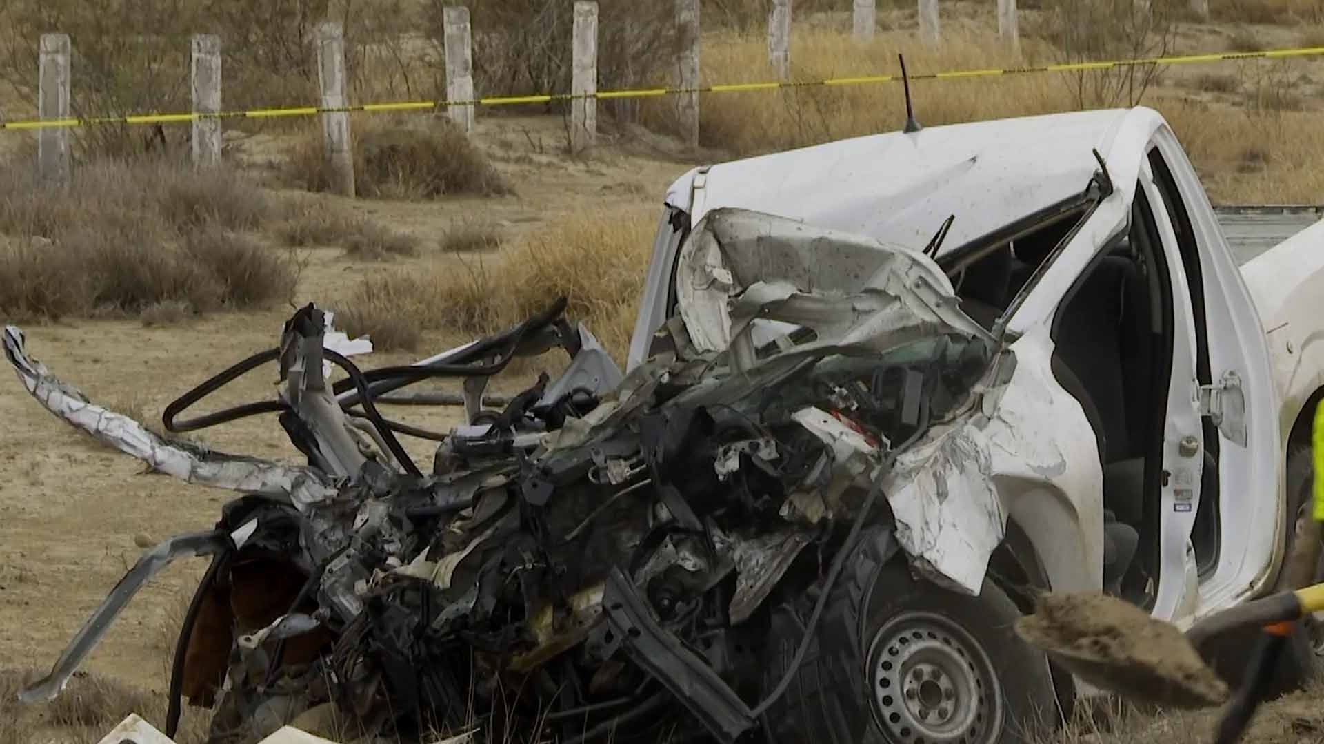 Choque Frontal Deja a Hombre Muerto y un Herido Grave en Ramos Arizpe