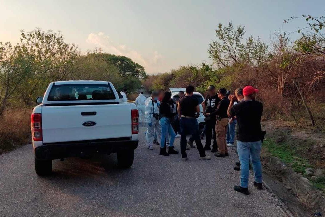 La brecha que conduce a la zona del hallazgo fue acordonada por las autoridades