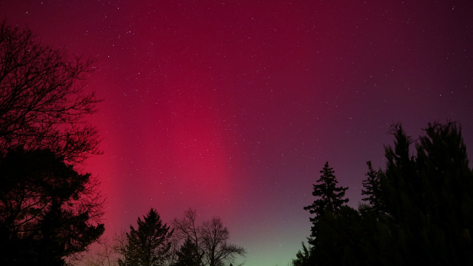 Así se vio la aurora boreal en Alemania por la tormenta geomagnética del 19 de enero 2026