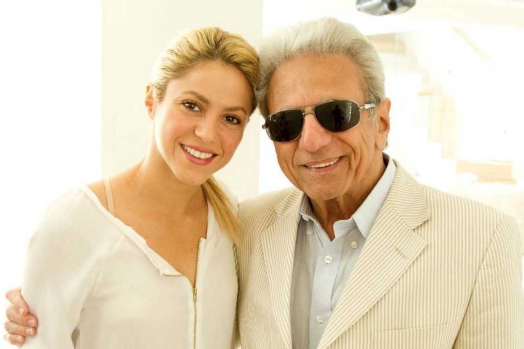 Shakira y su papá, William Mebarak