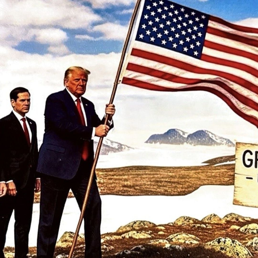 Trump Publica Imágenes Hechas Con IA Sobre su Conquista de Groenlandia, Venezuela y Canadá.