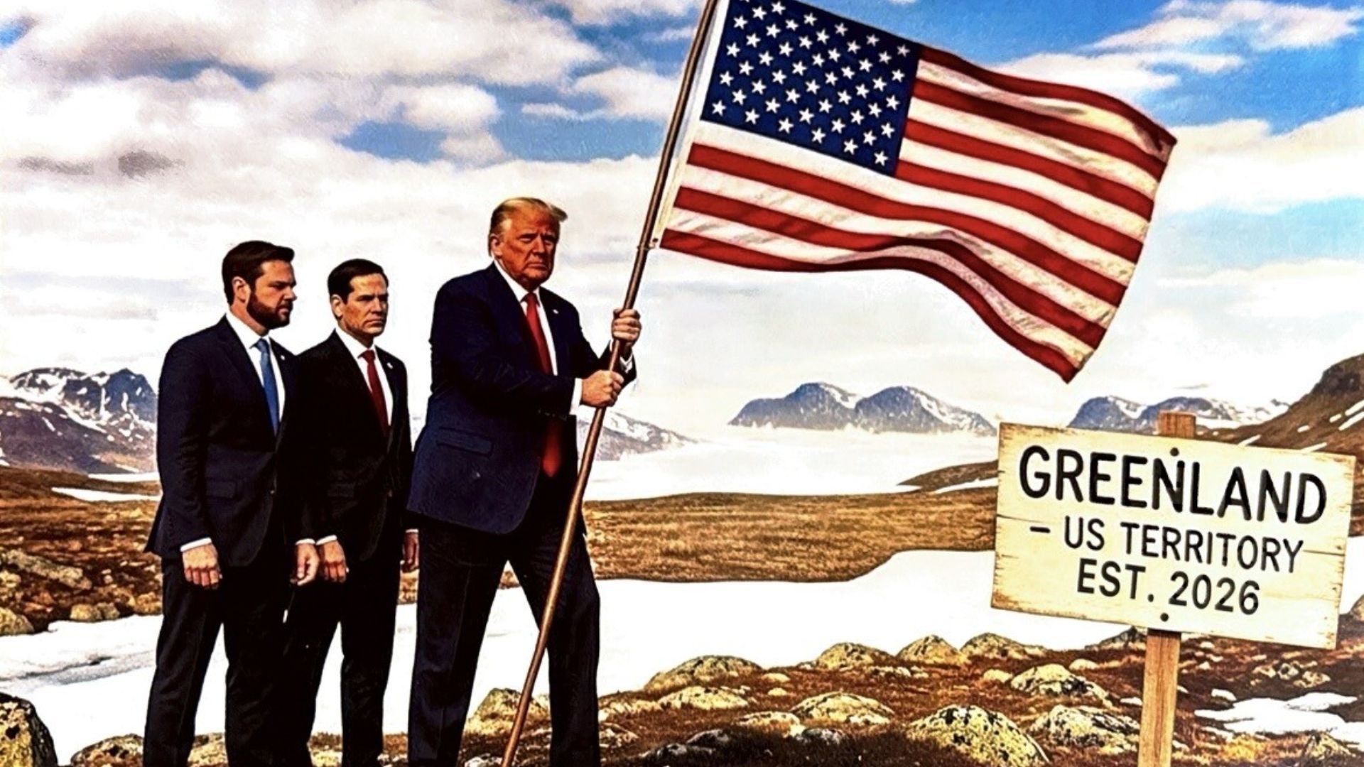 Trump Publica Imágenes Hechas Con IA Sobre su Conquista de Groenlandia, Venezuela y Canadá.