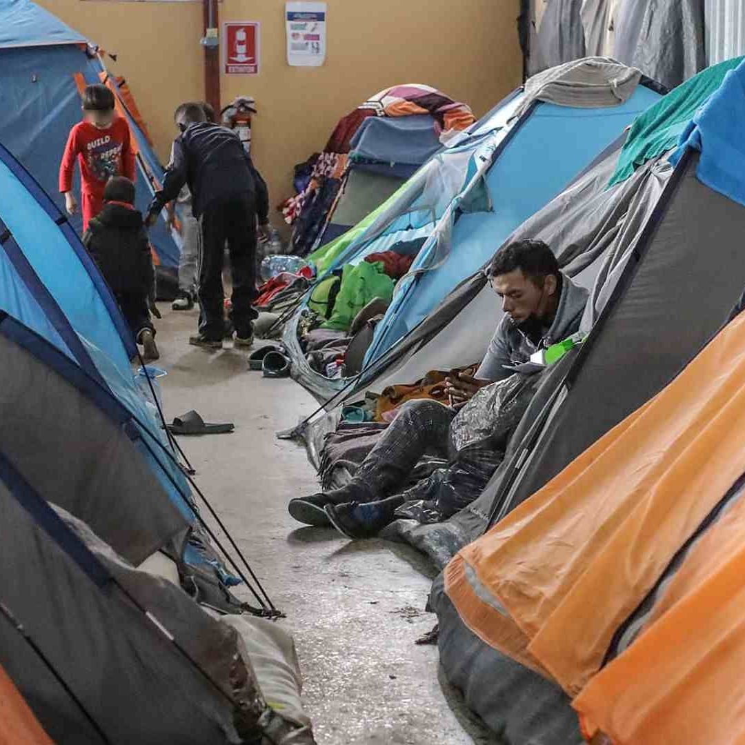 Campamento de migrantes