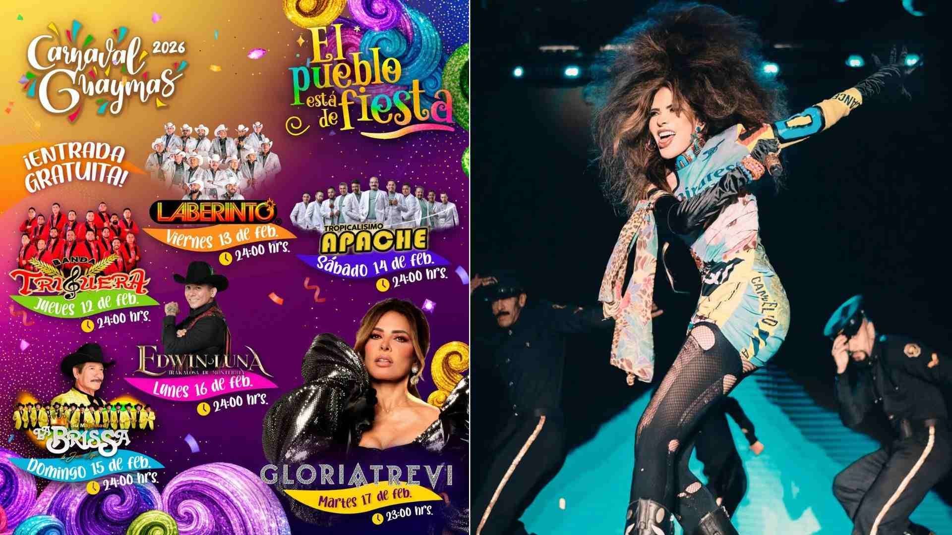 Carnaval Internacional de Guaymas 2026: Lista Completa de Artistas y Eventos que Habrá por Día