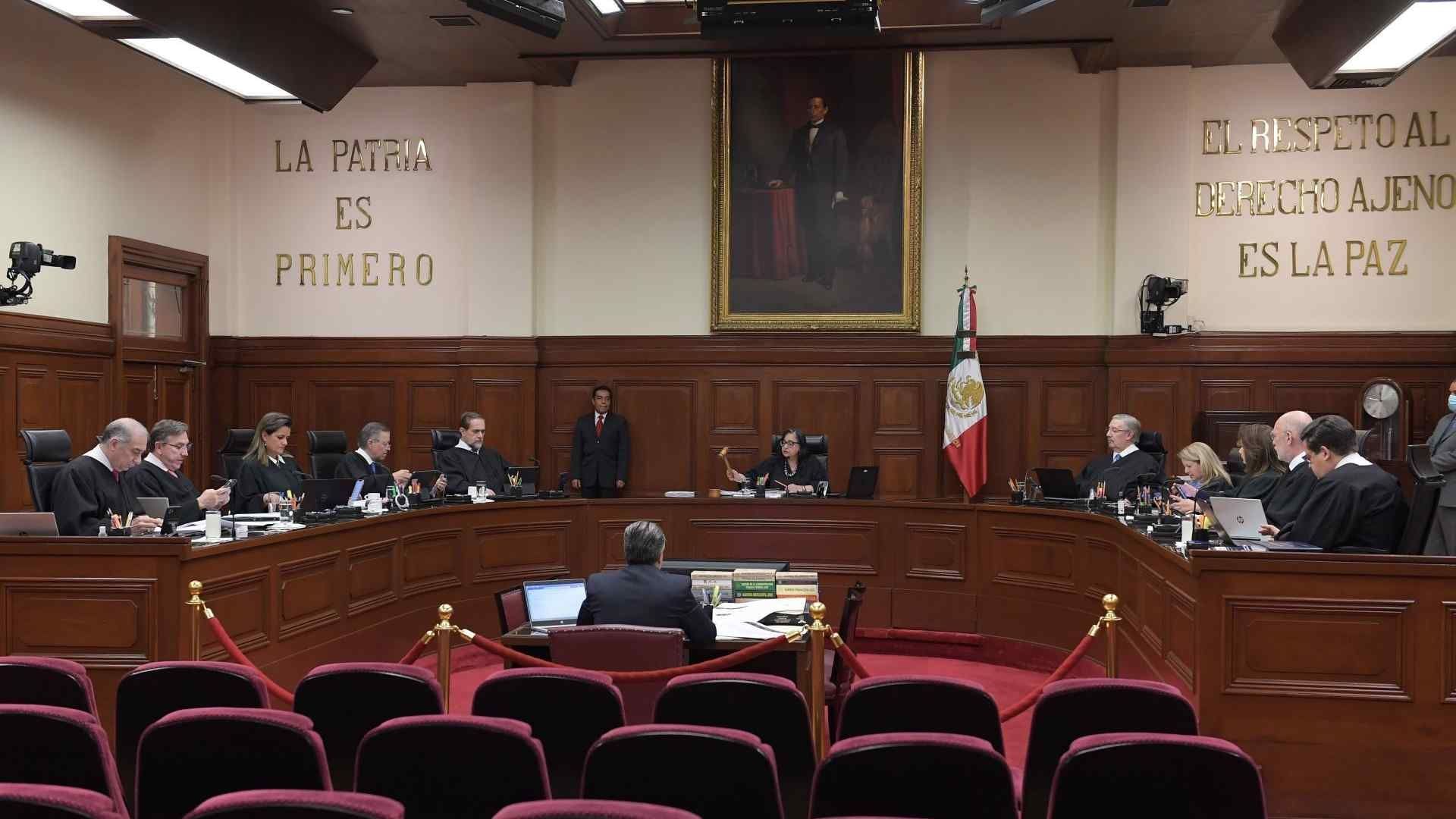 Sesión de la SCJN
