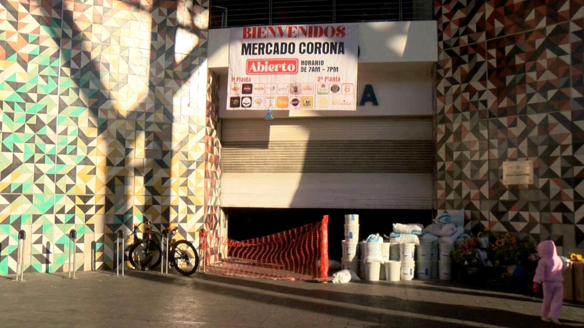 Cerraron el primero piso del Mercado Corona de Guadalajara