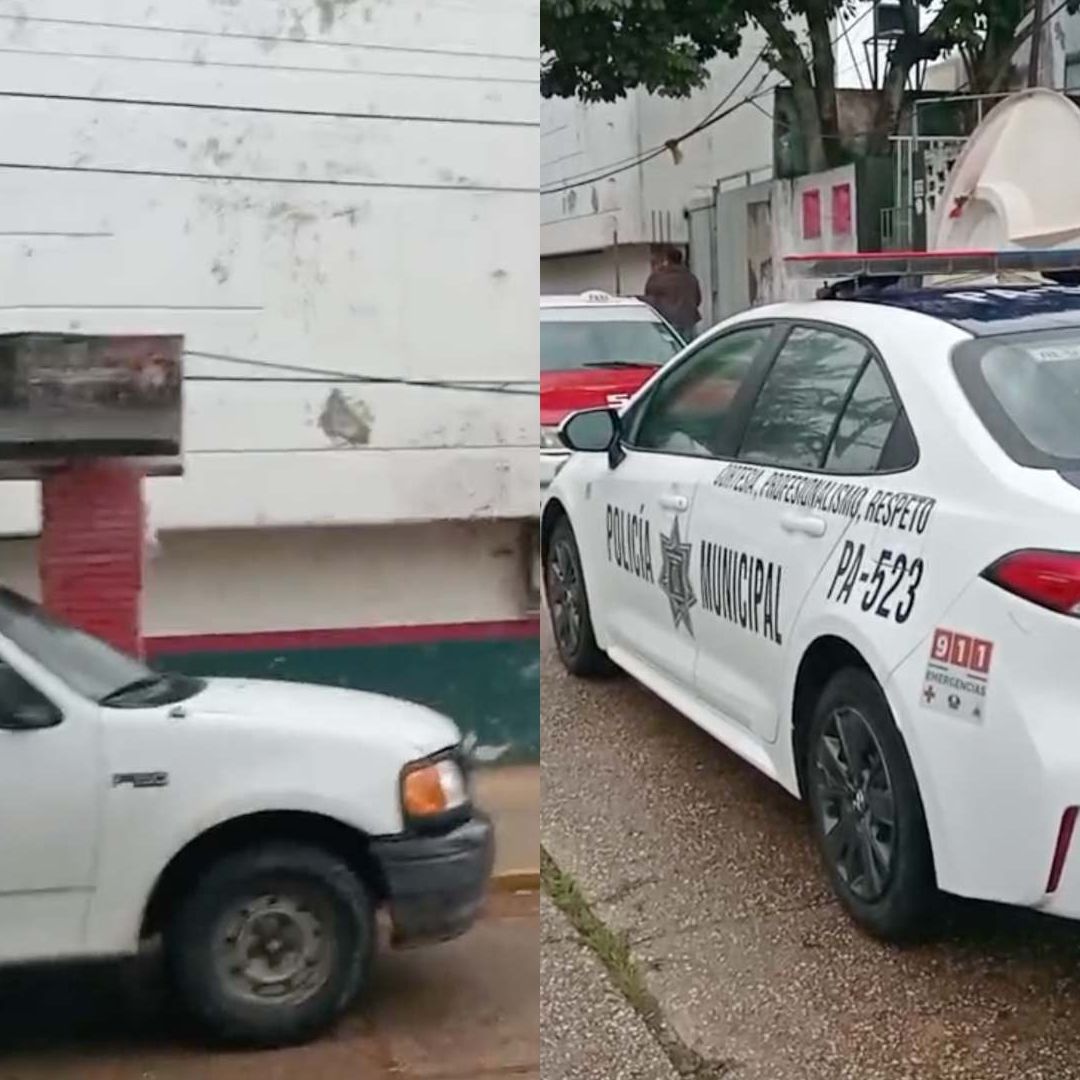 Hombres Amarran y Golpean Guardia Mientras Sujetos Roban Oficinas de Telégrafo en Coatzacoalcos Veracruz
