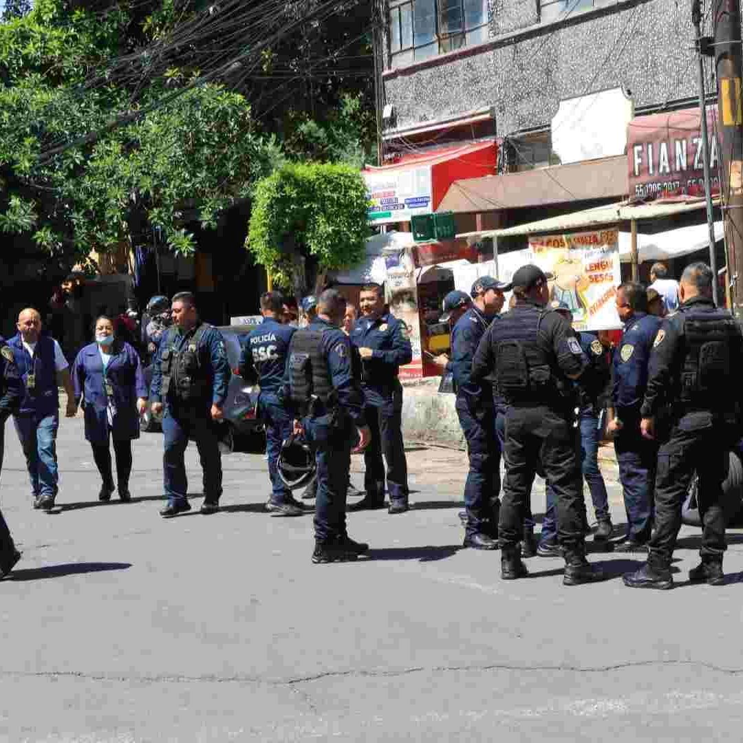 Policías se movilizaron en el lugar del ataque