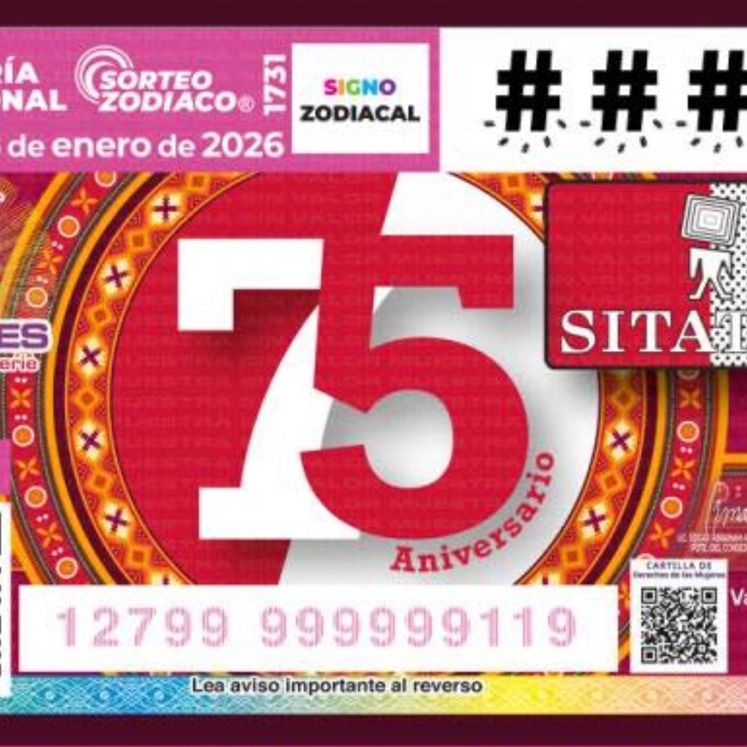 Conoce Dónde Cayó el Premio Mayor de Lotería Nacional 18 de Enero 2026 de Sorteo Zodiaco 1731