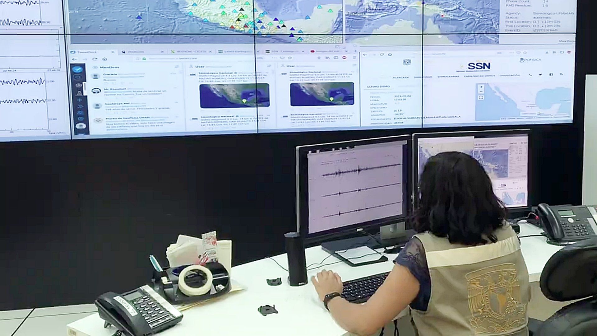 Centro Alterno de Monitoreo (CAM) del Servicio Sismológico Nacional (SSN) en Hidalgo. Foto: UNAM