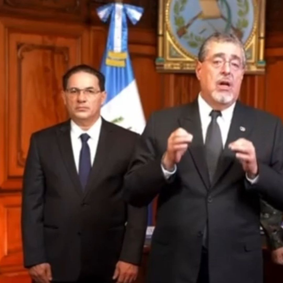La decisión fue comunicada en un mensaje del mandatario guatemalteco.