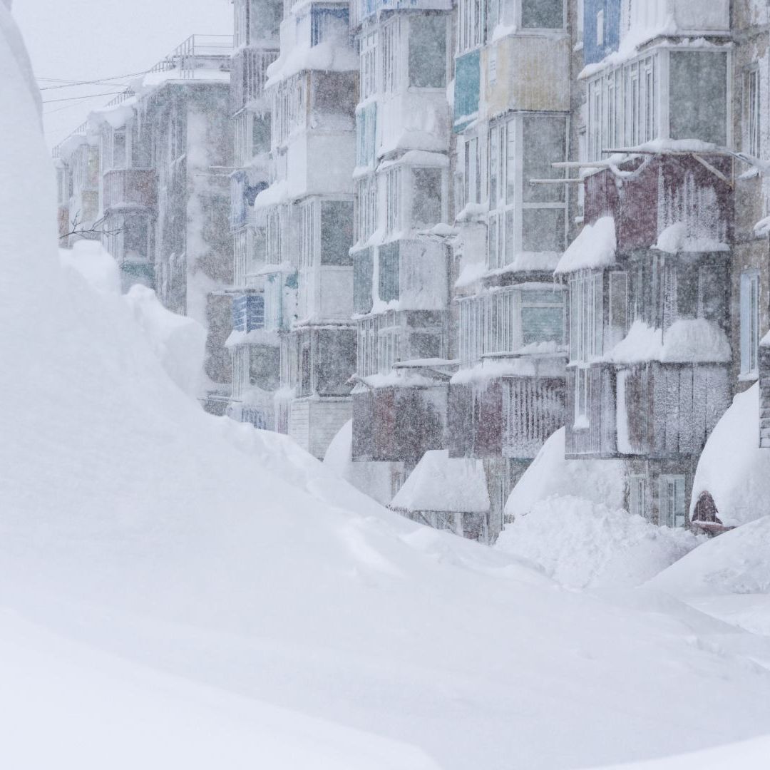 Rusia ha experimentado intensas nevadas.