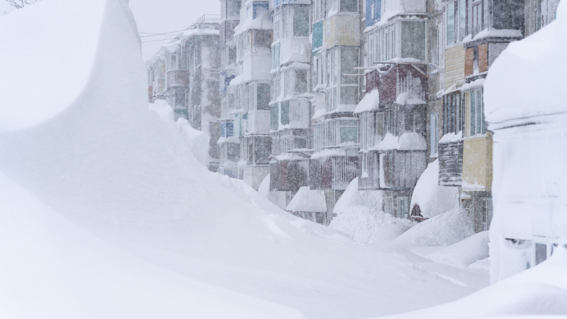 Rusia ha experimentado intensas nevadas.