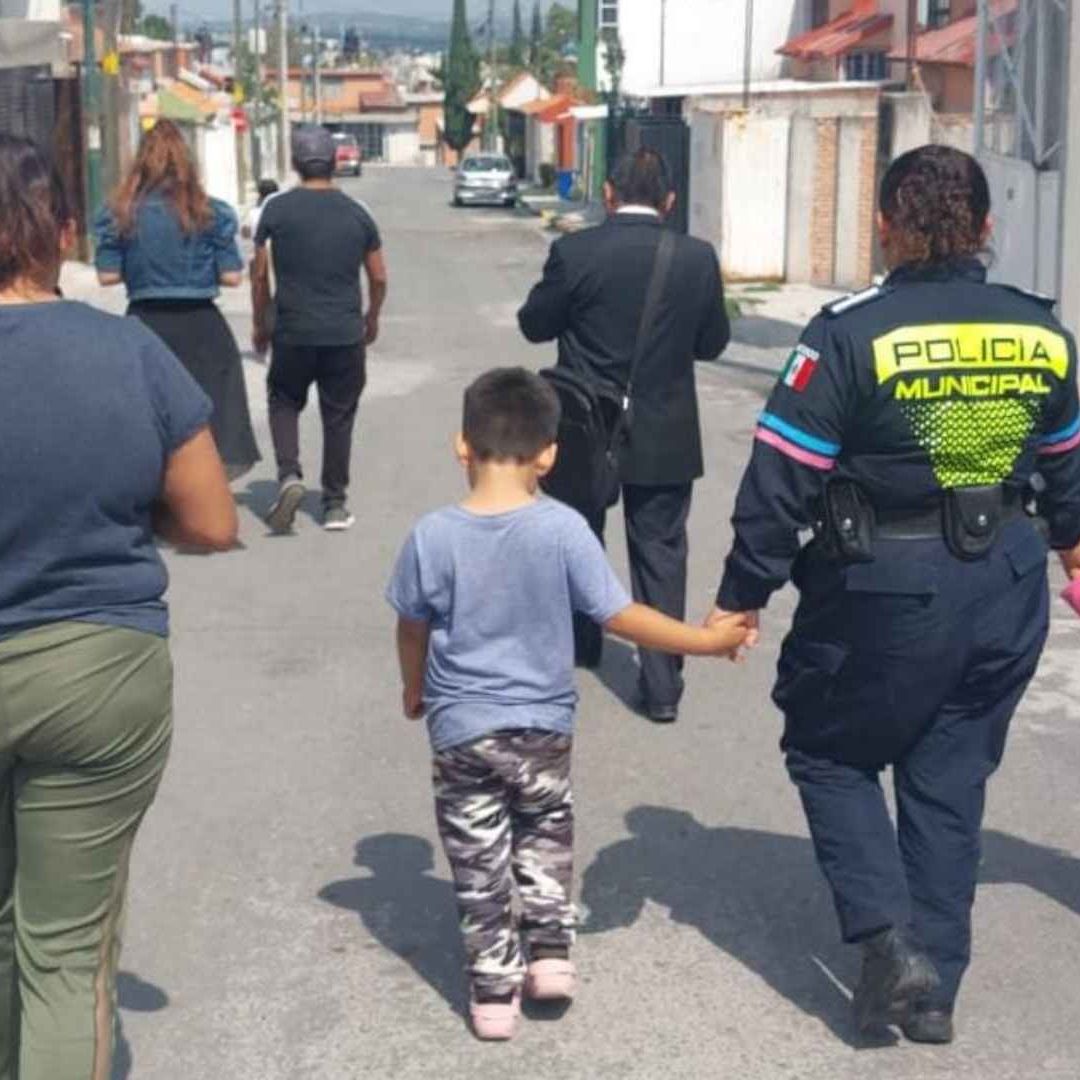 Niños rescatados en Puebla