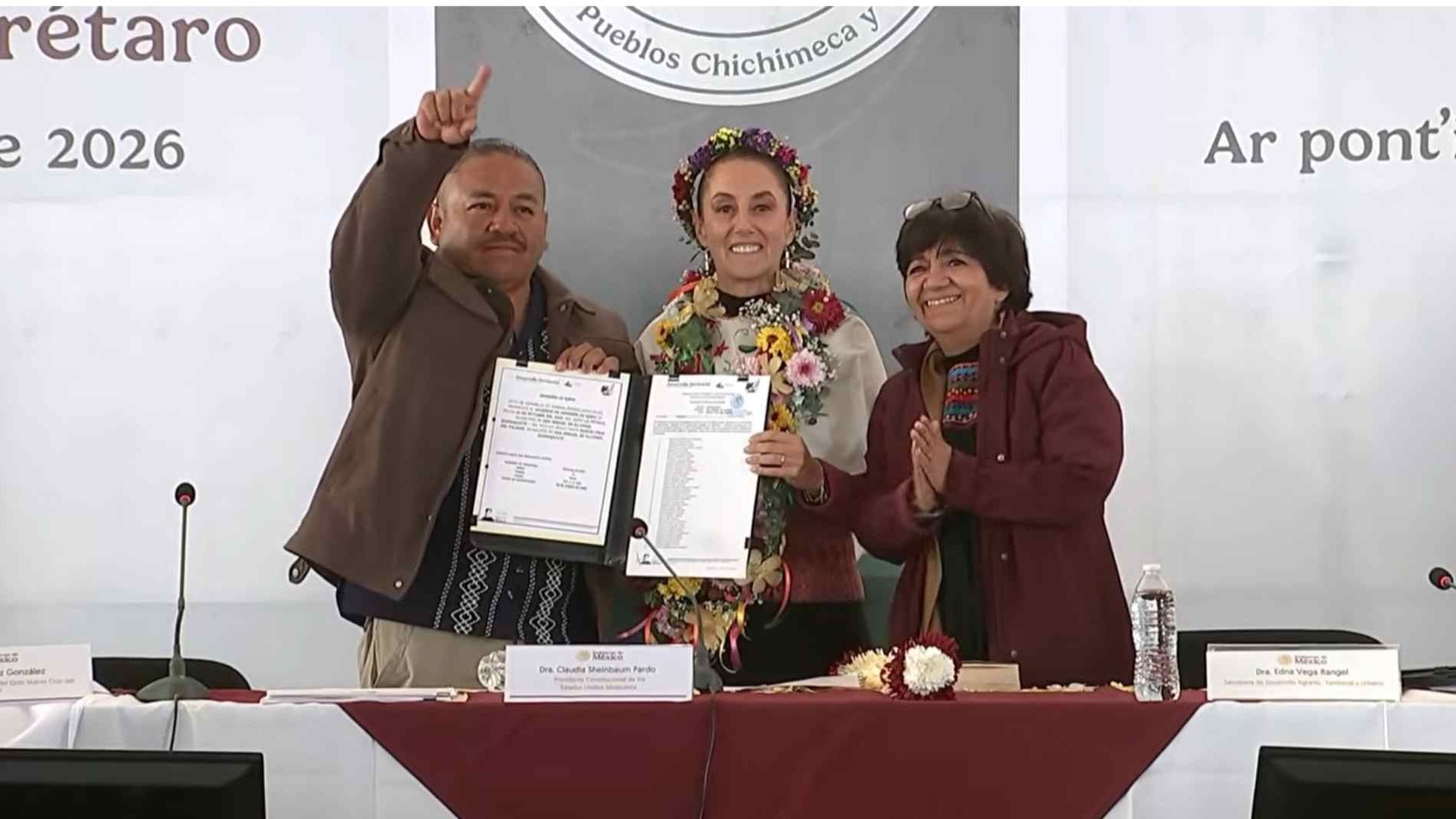 Claudia Sheinbaum en Guanajuato. Foto: Presidencia