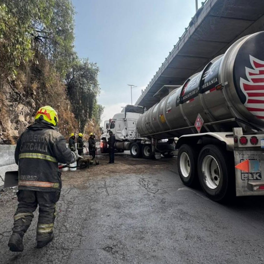 Accidente en la autopista México-Querétaro