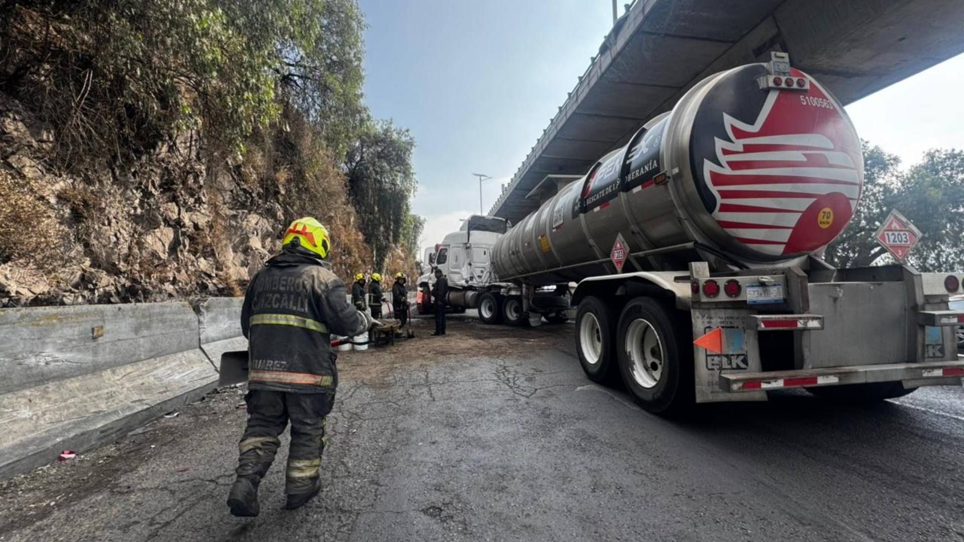 Accidente en la autopista México-Querétaro