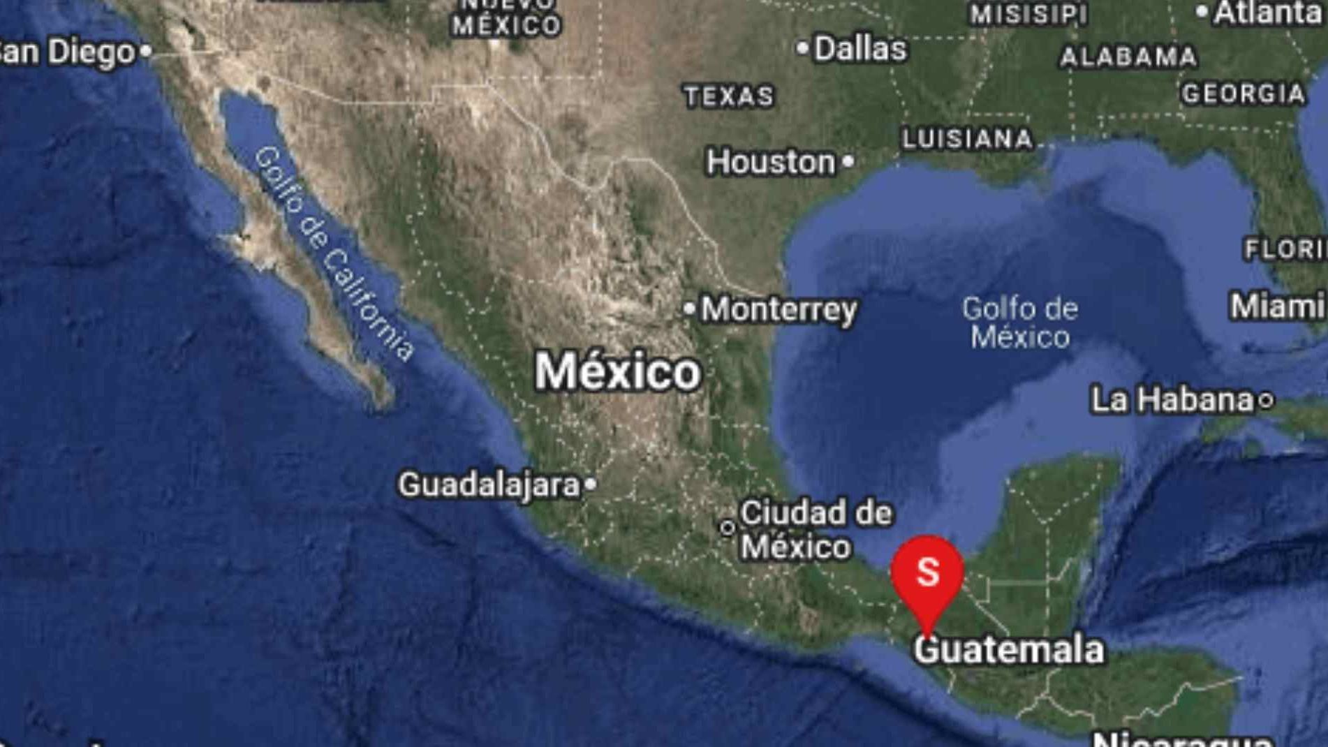 Sismo hoy en México. Foto: SSN