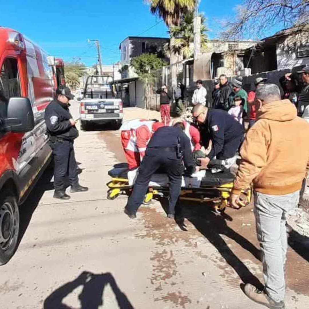 Menor Lesionado Tras Caerle Barda Encima en Nogales, Sonora, es Trasladado a Hospital de EUA